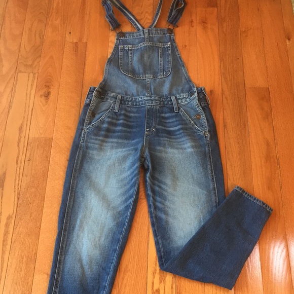 Abercrombie & Fitch Denim - Abercrombie & Fitch Distressed Denim Overalls S